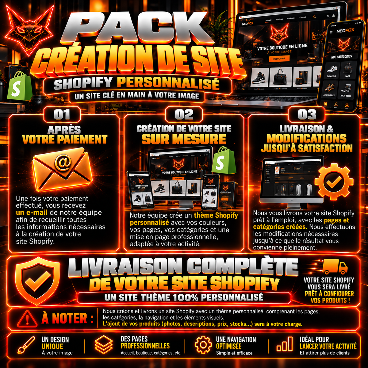 CRÉEZ VOTRE SITE